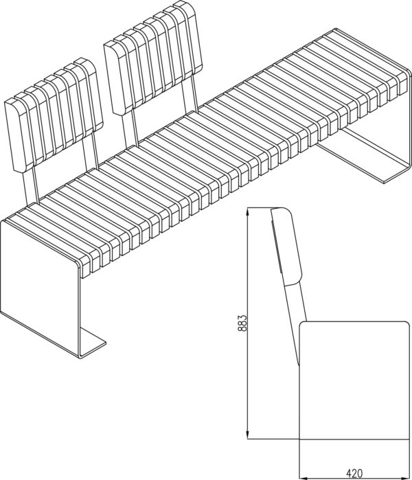 Лавка Parametric duo