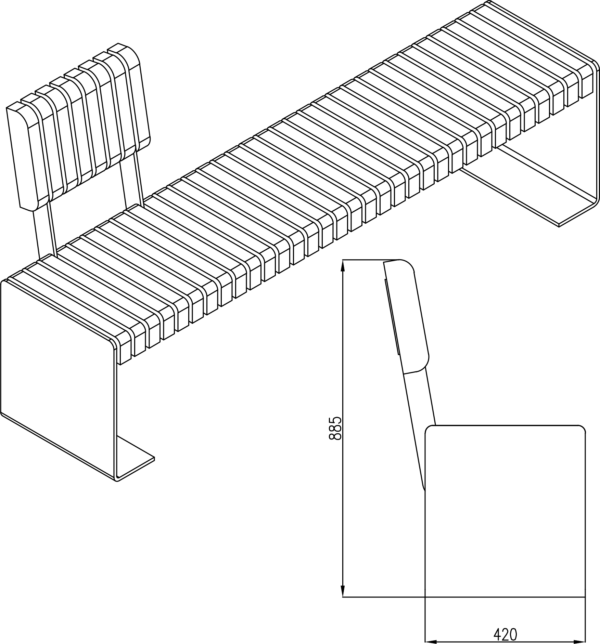Лавка Parametric solo